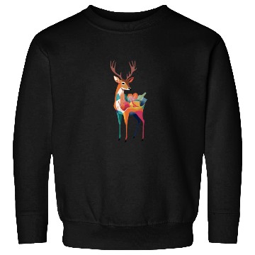 Discover Deer Animal in Pocket Sweatshirts