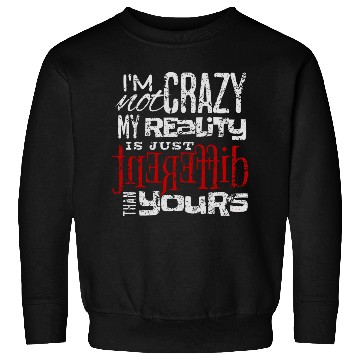 Discover Different Reality Typography Lettering Sweatshirts