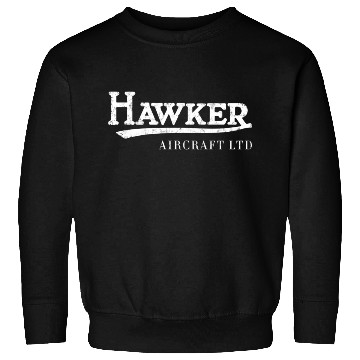 Discover Hawker Aircraft Vintage Logo Sweatshirts