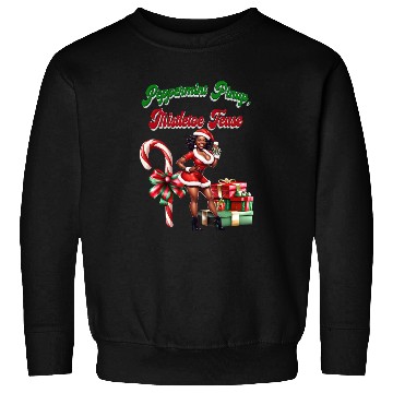 Discover Peppermint Pinup, Mistletoe Tease Sweatshirts