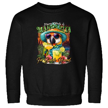 Discover Balanced Diet is A Margarita in Eachs Hands Parrot Sweatshirts