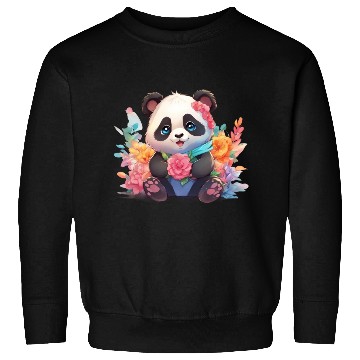 Discover Bamboo Bliss Baby Panda Sweatshirts