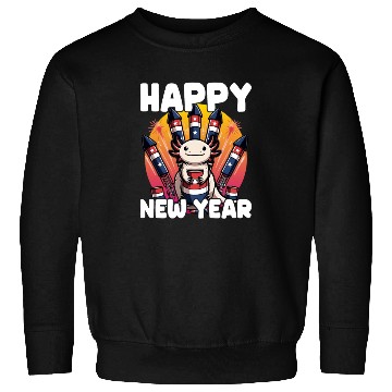 Discover Axolotl Happy New Year Sweatshirts