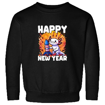 Discover Axolotl Happy New Year Sweatshirts