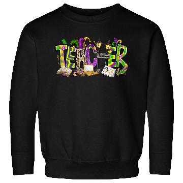 Discover Mardi Gras Teacher Sweatshirts
