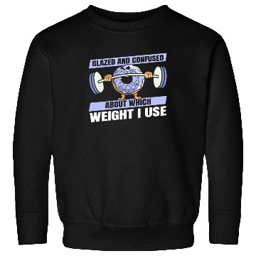 Discover Fitness Donut Funny Donut Gym Sweatshirts