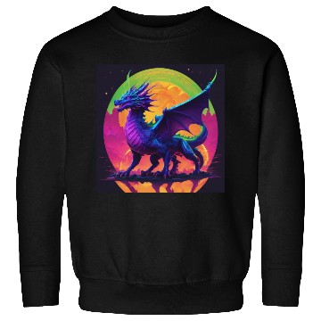Discover neon dragon Sweatshirts