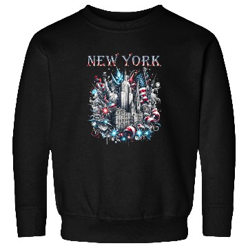Discover New York Christmas Spirit Sweatshirts