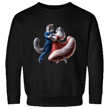 Discover Twilight Dance of Cats Sweatshirts
