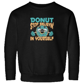 Discover Fitness Donut Funny Donut Gym Sweatshirts