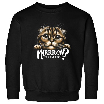 Discover Scottish fold More Treats 27 - Cute realistic cat Sweatshirts