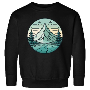 Discover Mountain Landscape In Winter Sweatshirts