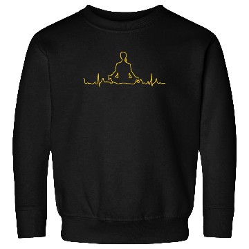 Discover Yoga Meditation Meditating Sweatshirts