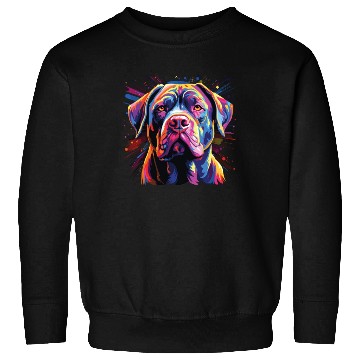 Discover Watercolor Colorful Cane Corso Sweatshirts