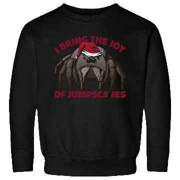 Discover Creepy Christmas Joy Spider Sweatshirts
