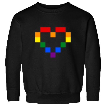 Discover Rainbow Heart Sweatshirts