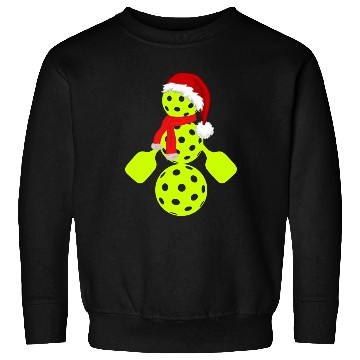Discover Funny pickleball snowman merry Christmas Sweatshirts