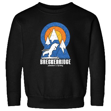 Discover Retro Breckenridge Ski White Fox Sweatshirts
