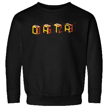 Discover Data on cubes machine learning Sweatshirts