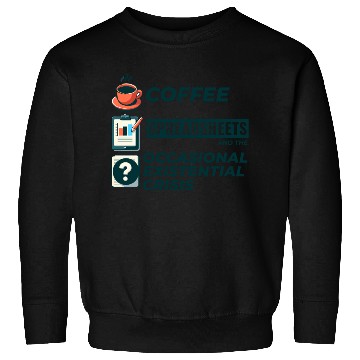 Discover Accountant Bookkeeping Coffee Spreadsheets Funny Sweatshirts