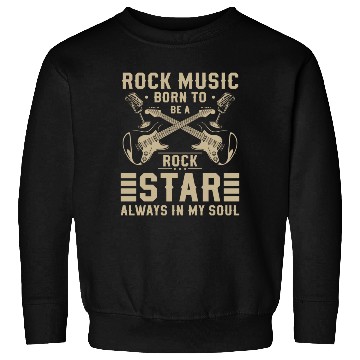 Discover Rock Hard Rock Guitar Rockabilly Sweatshirts