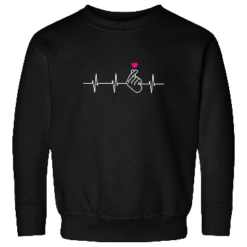 Discover K-Pop Heartbeat Fan Gift Korean Music Sweatshirts
