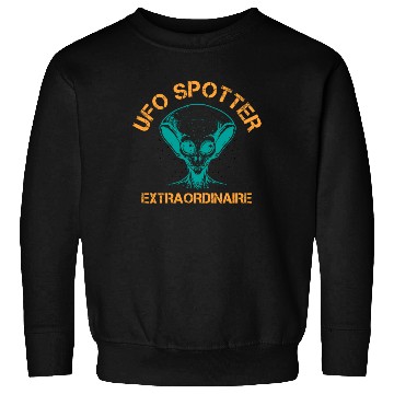 Discover Alien, Aliens, UFO, UAP, Space Unknown Flight Sweatshirts