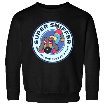 Discover Cute Funny Super Sniffer Dachshund Superhero Sweatshirts