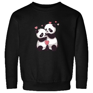Discover I Love You Panda Sweatshirts