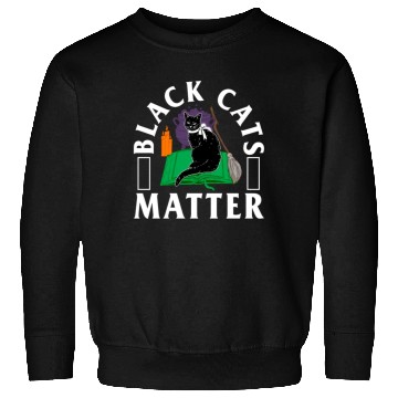 Discover Halloween Sweatshirts, Black Cats Matter Witch