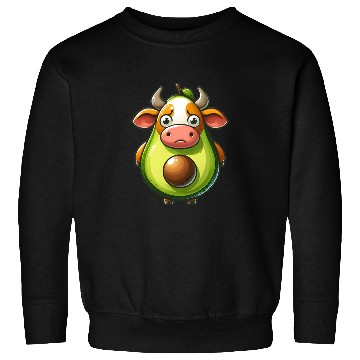 Discover Avocado cow Sweatshirts