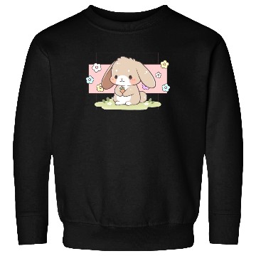 Discover Kawaii Bunny Pastel Sweet Chibi Bunny Cute Aesthet Sweatshirts