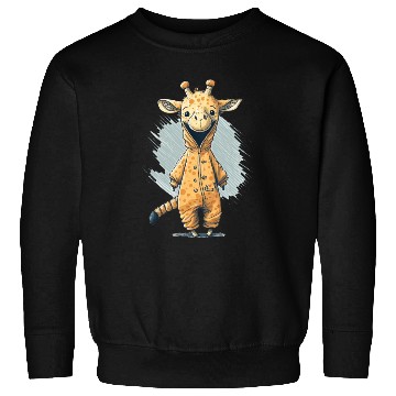 Discover Giraffe Cub in Disguise Sweatshirts