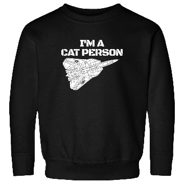 Discover I'm Cat Person F14 Tomcat Fighter Jet Schematicf14 Sweatshirts
