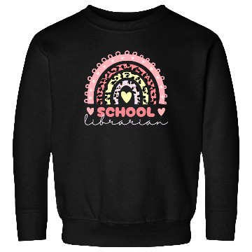 Discover School Librarian Rainbow Sweatshirts