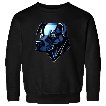 Discover Dog Doberman Pinscher - Blue Polygons Sweatshirts