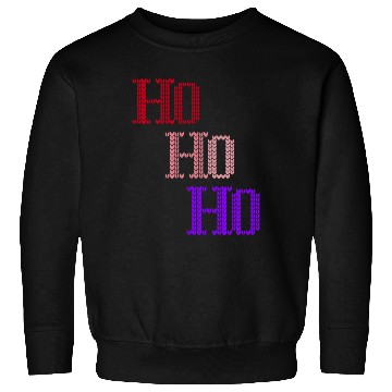 Discover HO HO HO MERRY CHRISTMAS KNITTED STYLE Sweatshirts