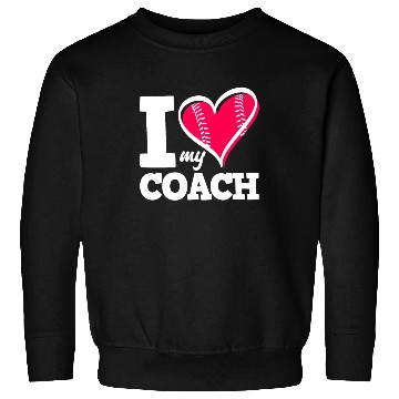 Discover Funny Baseball Trainer Gift I Love My Trainer Sweatshirts