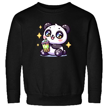 Discover Panda Bubble Tea Boba Kawaii Sweatshirts