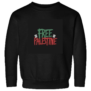 Discover free free Palestine typography 2 Sweatshirts