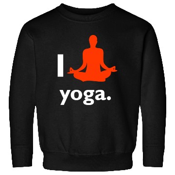 Discover I love yoga Sweatshirts