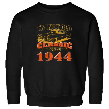 Discover Oldtimer 1944 80th birthday present men Sweatshirts