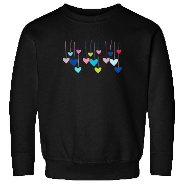 Discover Heart Printed product Sweatshirts