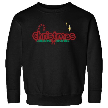 Discover ChristmasWith Candy Cane And Holly Sweatshirts