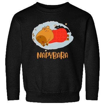Discover Sleepy Capybara Sweatshirts