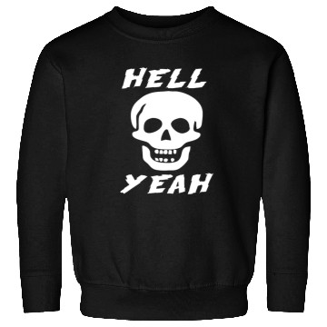 Discover Stone Cold skull hell yeah Sweatshirts