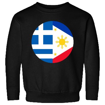 Discover Greek Filipino flags Sweatshirts
