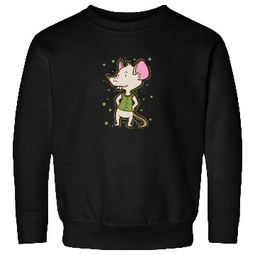 Discover Mouse Nature Cheese Pet Mammal Sweatshirts