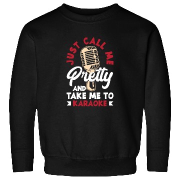 Discover Funny Karaoke Singer Singing Musician Karaoke Gift Sweatshirts