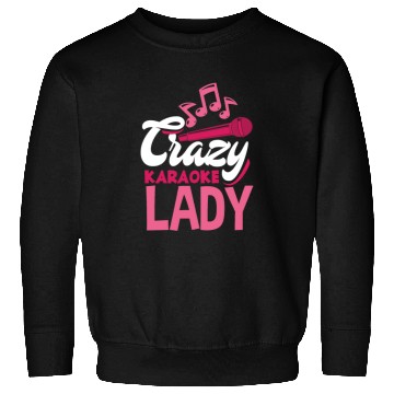 Discover Funny Karaoke Singer Singing Musician Karaoke Gift Sweatshirts